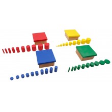 Set Farbige Zylinder