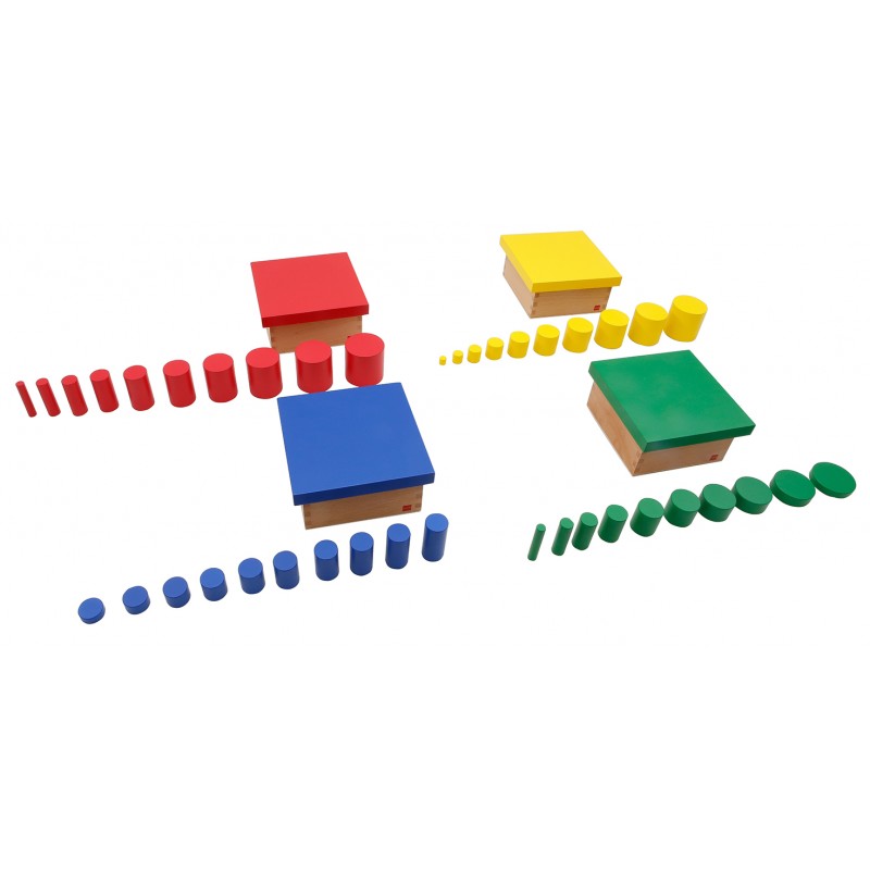 Set Of Knobless Cylinders