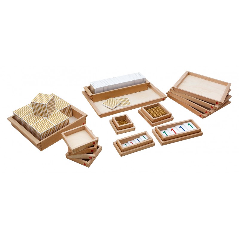 Zlatý perlový materiál - kompletný set
