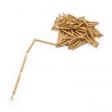 Golden Bead Chain Of 1000: Individual Beads Nylon