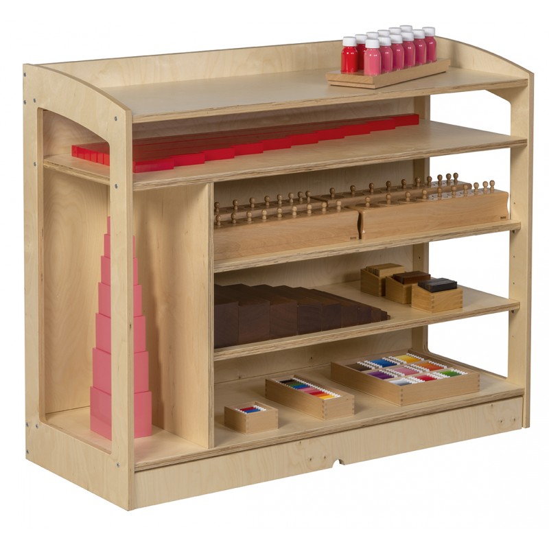 Rückwand für Sinnesmaterial- / Materialschrank (93 cm)