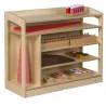 Rückwand für Sinnesmaterial- / Materialschrank (93 cm)