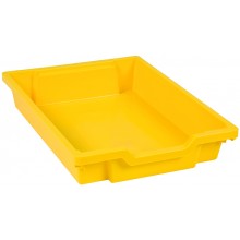 Tray including gliders: yellow (7 cm)