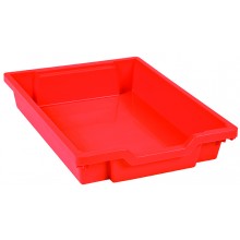 Tray including gliders: red (7 cm)