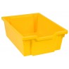 Tray including gliders: yellow (15 cm)