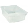 Tray including gliders: transparent (15 cm)