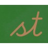 Sandpapierbuchstaben Buchstabenverbindungen, vereinfachte Ausgangsschrift