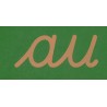 Sandpapierbuchstaben Buchstabenverbindungen, vereinfachte Ausgangsschrift