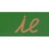 Sandpapierbuchstaben Buchstabenverbindungen, vereinfachte Ausgangsschrift