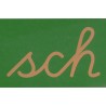 Sandpapierbuchstaben Buchstabenverbindungen, vereinfachte Ausgangsschrift