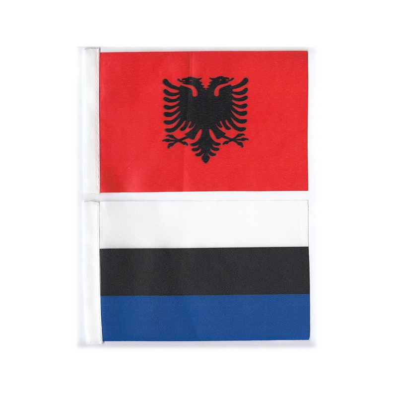 Podstavec s vlajkami Európy
