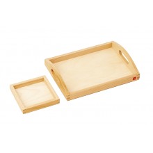 Holztablett für Übungen zum Schneiden