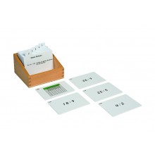 Box with task cards for the small division board