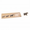 Puzzle pre batoľatá: 4 slony