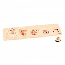 Kleinkind-Puzzle: 5 Heimtiere