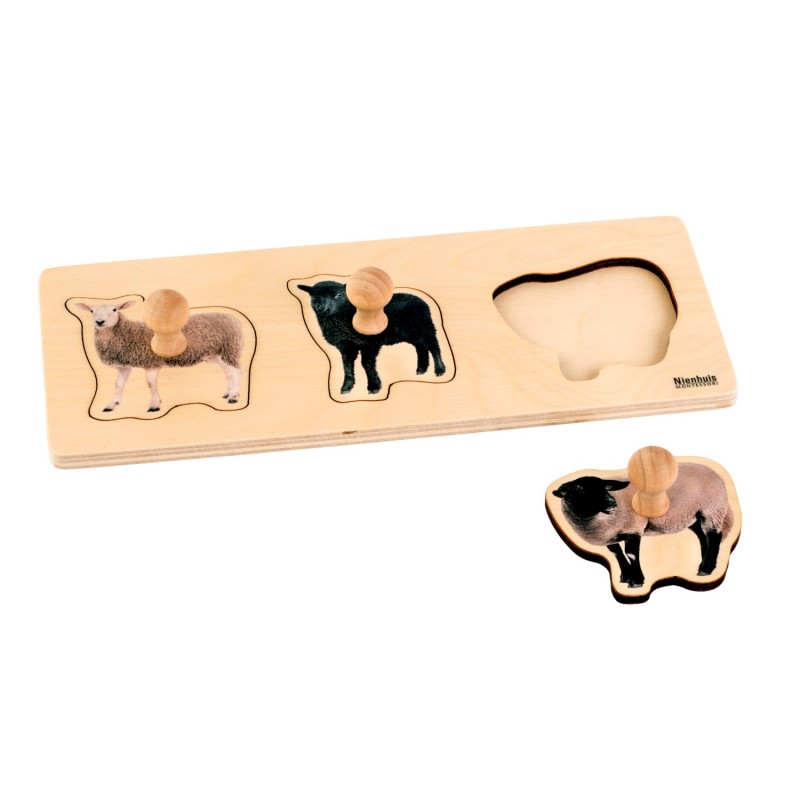 Puzzle pre batoľatá - 3 ovce