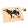 Kleinkind-Puzzle : Hund
