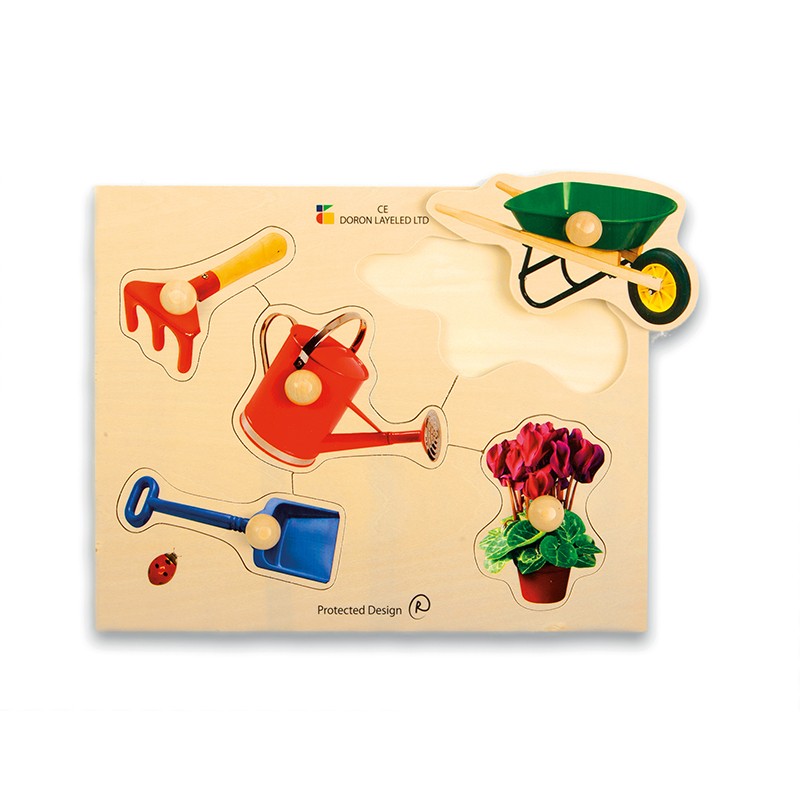 Wood Puzzle - Garden