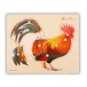 Wooden puzzle - realistic rooster