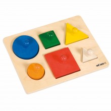 Holz-Puzzle - Formsortierpuzzle