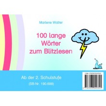 Karteien zum Blitzlesen - Teil 1 - 100 lange Wörter zum Blitzlesen