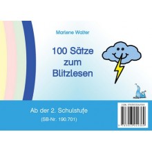 Karteien zum Blitzlesen - Teil 3 - 100 Sätze zum Blitzlesen