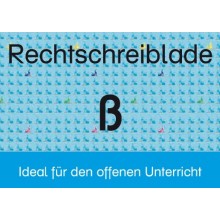 Spelling drawer ß