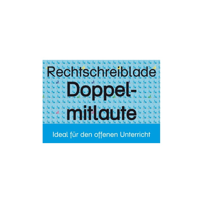 Spelling drawer double mitlaute