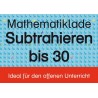 Mathelade - odčítajte od 30