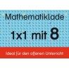 Mathelade - Einmaleins mit 8 - ab der 2. Klasse