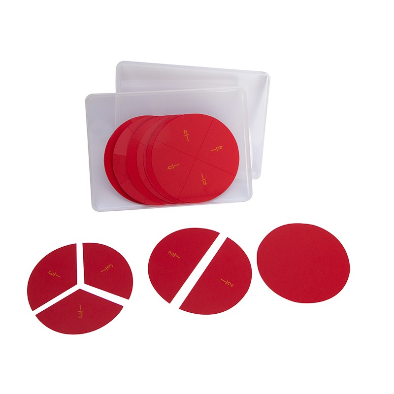 Cut-Out Labeled Fraction Circles