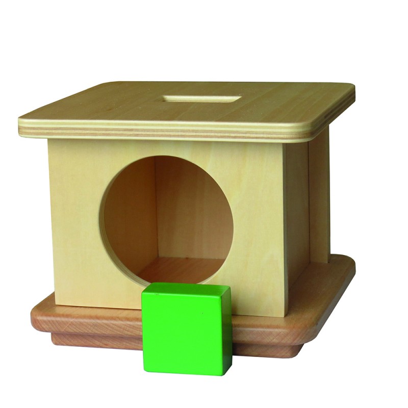 Box mit rechteckigem Prisma mit Griffkante