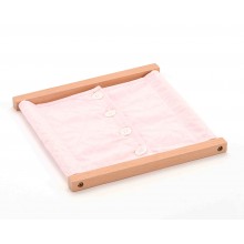 Buttoning Frame With Large Buttons--Plain cloth