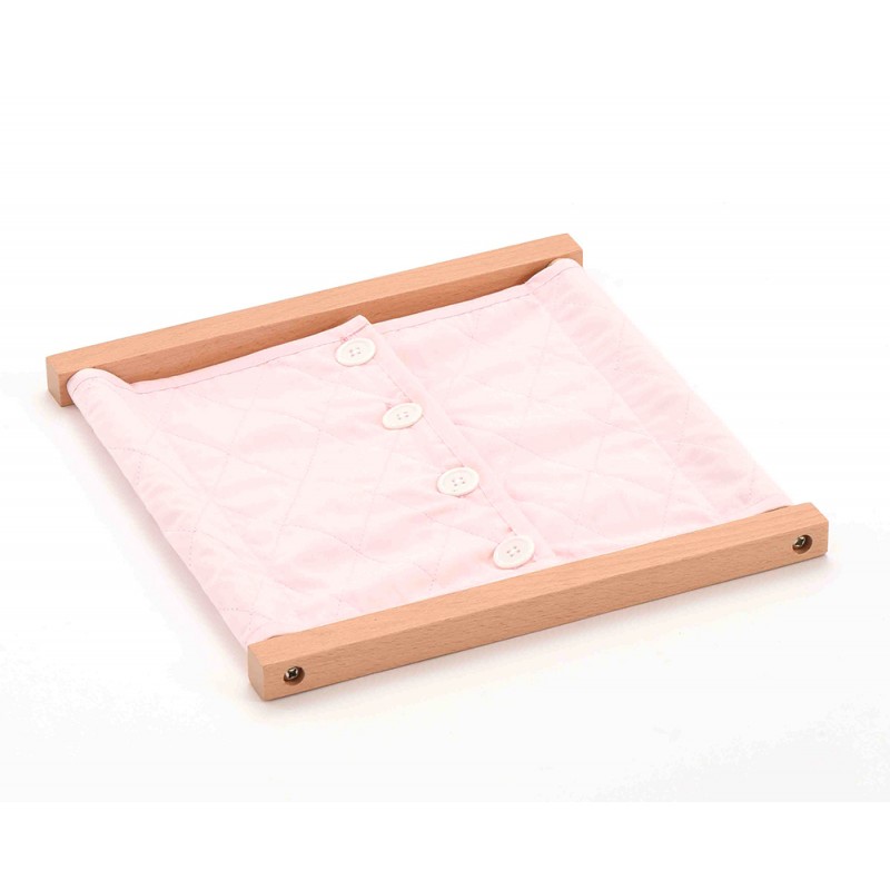 Buttoning Frame With Large Buttons--Plain cloth