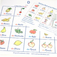 Thematic learning mats
