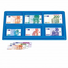 Euro-Banknoten in Schachtel