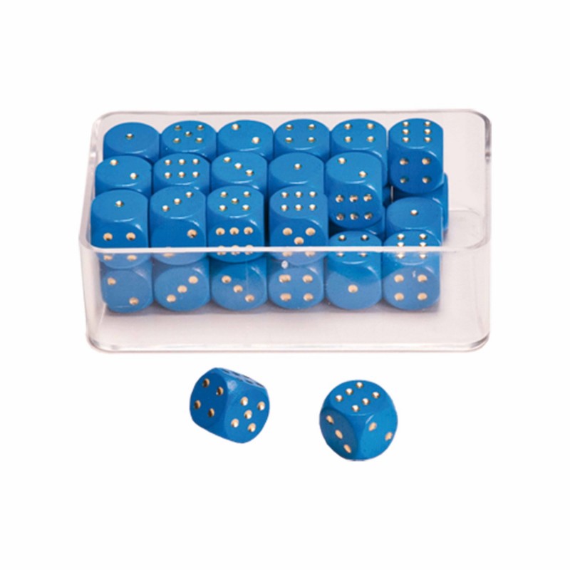 Augenwürfel blau