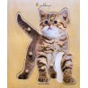 Holz-Puzzle - realistisch - Katze