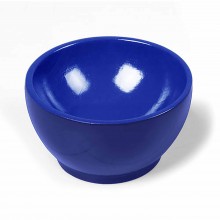 Holzschälchen: blau