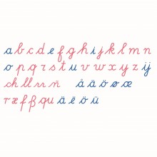 Bewegliches Alphabet, groß: lateinische Ausgangsschrift (int. engl. Ausführung)