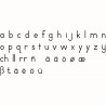 Small Movable Alphabet: International Print - Black