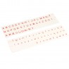 Printed Alphabet: International Print - Red