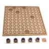 Wooden step rings for compact ring board - 10 pieces