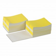 Schreibheftchen, groß: gelb (100)