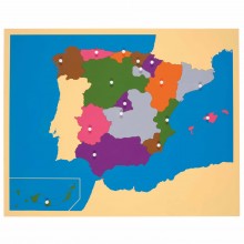 Puzzle mapa Španielska