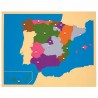 Puzzle mapa Španielska