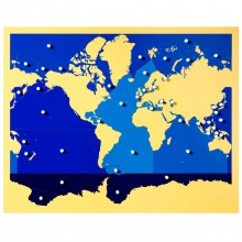 Puzzle mapa: moria a oceány