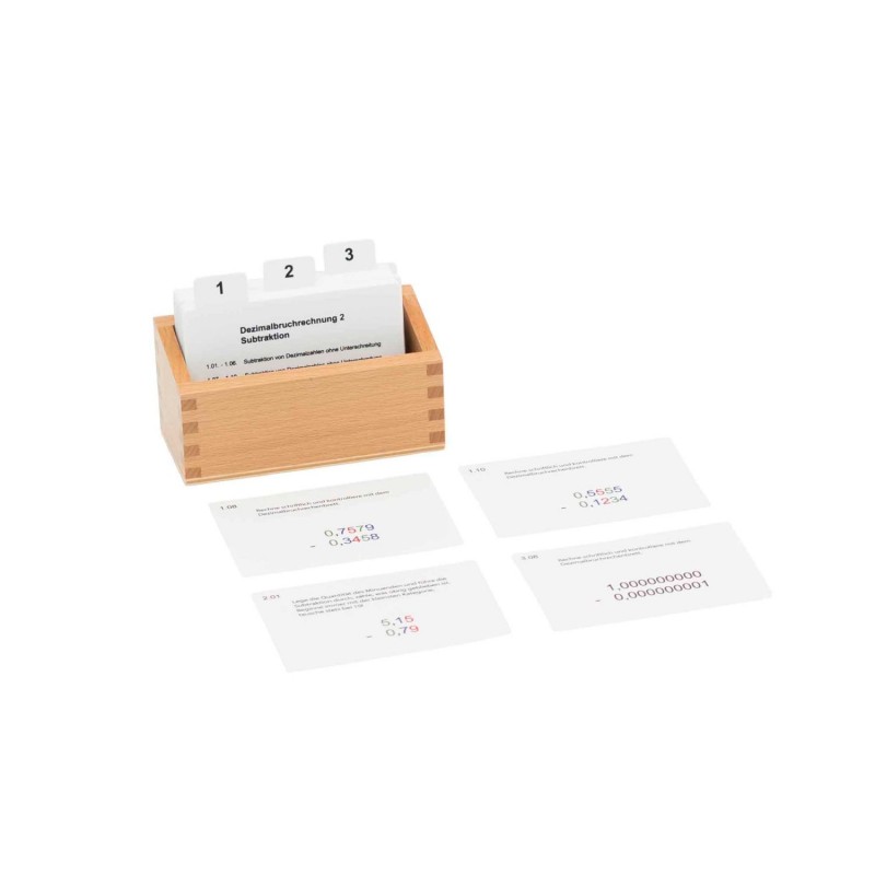 Decimal Fraction Exercise Activity Set 2 - German version