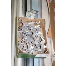 Carpet rack for 10 carpet rolls of 5 meters each