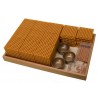 Goldenes Perlenmaterial - BASIS - FESTE PERLEN